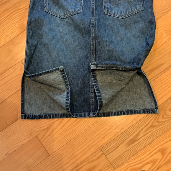 MIDI Blue Jean Skirt size 3/4 by Armour Jeans - Picture 8 of 10